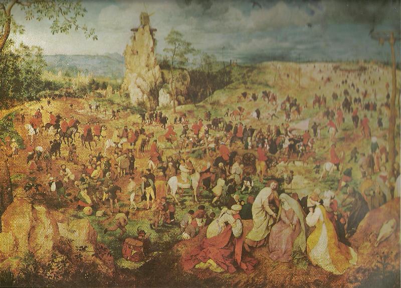 Pieter Bruegel korsbarandet. oil painting picture